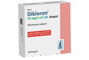 Dikloron 75 Mg/3 Ml I.m. Enjeksiyonluk Cozelti (4 Ampul)
