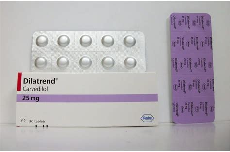Dilatrend 25 Mg 30 Tablet