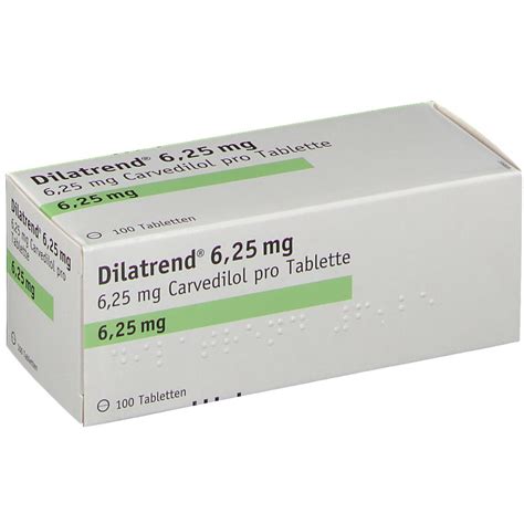 Dilatrend 6,25 Mg 30 Tablet