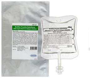 Dobutabag 4000mcg/ml Steril Iv Infuzyon Solusyonu 250ml Pvc Torba