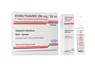Dobutasel 250mg/20ml Iv Konsantre Infuzyon Cozeltisi1 Flakon