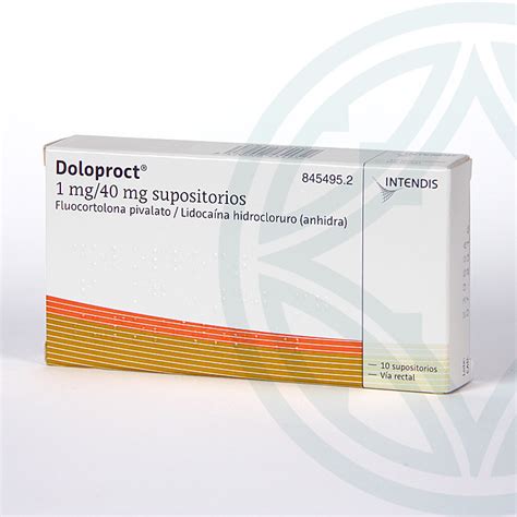 Doloproct 10 Supozituvar