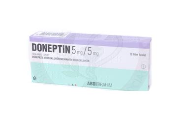 Doneptin 5 Mg/5 Mg 10 Film Kapli Tablet