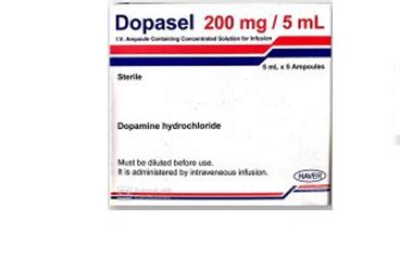 Dopamine Dbl 200 Mg/5ml Iv Inf.icin Sol.iceren Ampul