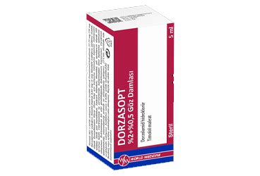 Dorzasopt Goz Damlasi 5 Ml