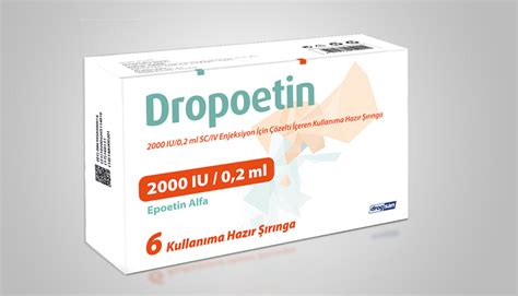 Dropoetin 2000 Iu/0,2 Ml Sc/iv Enjeksiyon Icin Cozelti Iceren Kullanima Hazir 6 Siringa