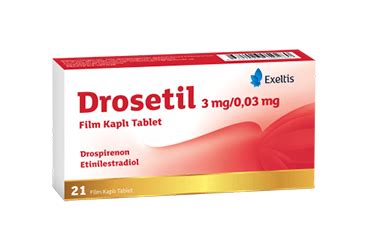 Drosetil 3 Mg/0,03 Mg 21 Film Kapli Tablet