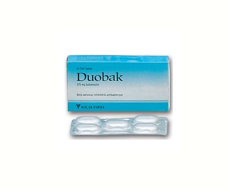 Duobak 375 Mg 10 Film Tablet