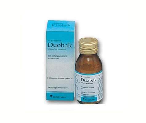 Duobak 500 Mg/250 Mg I.m./i.v. Enjeksiyonluk Cozelti Hazirlamak Icin Toz Ve Cozucu (1 Ampul)
