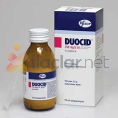 Duocid 250mg/5ml Oral SÜspansİyon İÇİn Kuru Toz-40 Ml
