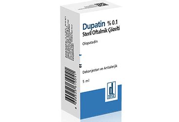Dupatin % 0.1 Goz Damlasi, Cozelti (5 Ml)