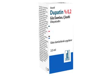 Dupatin %0,2 Steril Oftalmik Cozelti (2,5 Ml)