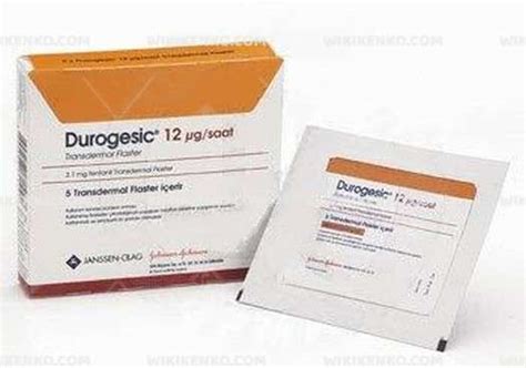 Durogesic 12 Mcg/saat 5 Transdermal Flaster