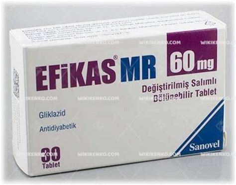 Efikas Mr 60 Mg Degistirilmis Salimli Bolunebilir 60 Tablet