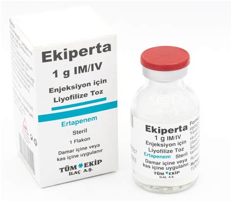 Ekiperta 1g Im/iv Enjeksiyon Icin Liyofilize Toz