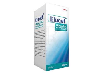 Elucef 125 Mg/5 Ml 100 Ml Oral Suspansiyon Hazirlamak Icin Kuru Toz