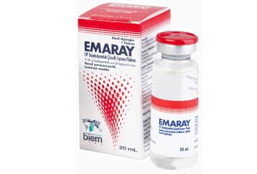 Emaray Iv Enjeksiyonluk Cozelti Iceren Flakon 15 Ml