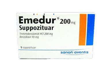 Emedur 200 Mg 5 Supozituar