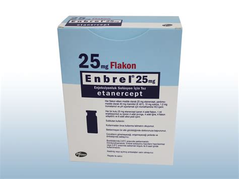 Enbrel 25 Mg/flakon 4 Flakon