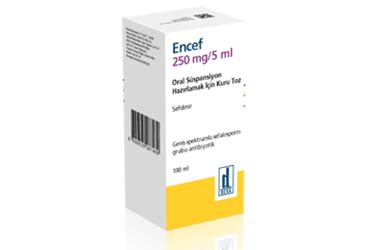 Encef 250 Mg/5ml Oral Suspansiyon Hazirlamak Icin Kuru Toz (100 Ml)