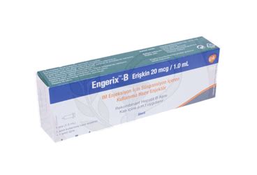 Engerix-b 20 Mcg/ 1ml 1 Enjektor