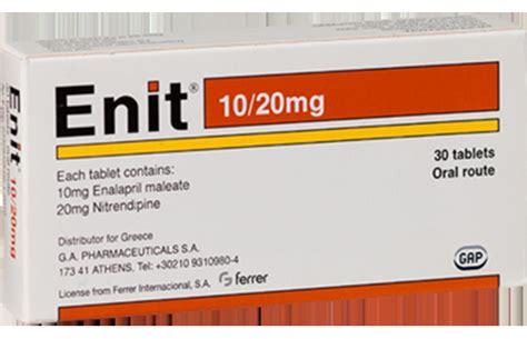 Enit 10 Mg/20 Mg 30 Tablet
