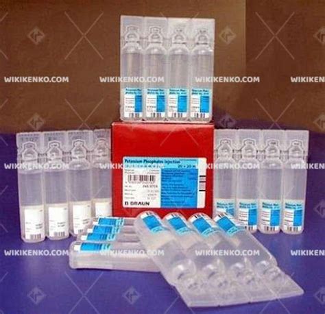 Enjeksiyonluk Potasyum Fosfat 20 Ml 20 Ampul