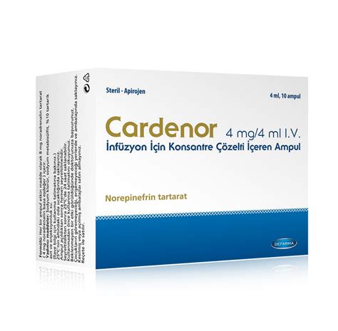 Epinor 4 Mg/4 Ml Iv Infuzyon Icin Konsantre Cozelti Iceren 10 Ampul