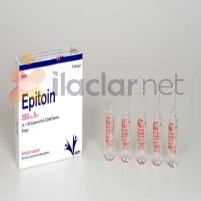 Epitoin 250 Mg/5 Ml Im/iv Enjeksiyonluk Cozelti Iceren Ampul