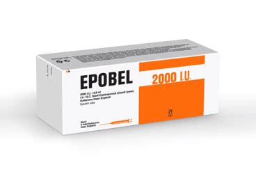 Epobel 2000 Iu/0,6 Ml I.v. /s.c. Steril Enjeksiyonluk Cozelti Iceren Kullanima Hazir Enjektor 6 Enjektor