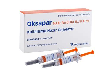 Epobel 6000 Iu/0,6 Ml I.v. /s.c. Steril Enjeksiyonluk Cozelti Iceren Kullanima Hazir Enjektor 6 Enjektor