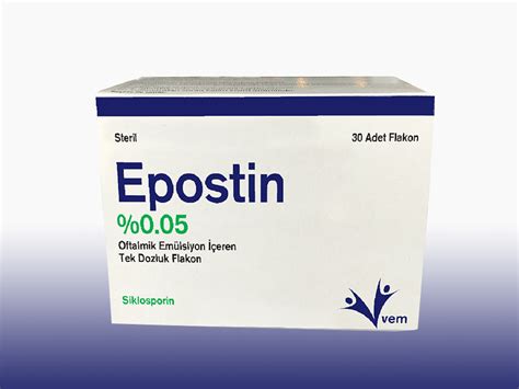 Epostin % 0,05 Oftalmik Emulsiyon Iceren Tek Dozluk 30 Flakon