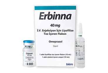 Erbinna 40 Mg Iv Enjeksiyon Icin Liyofilize Toz Iceren Flakon