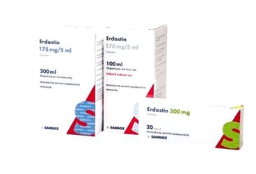 Erdostin 175 Mg /5 Ml Suspansiyon Icin Kuru Toz, 200 Ml