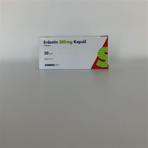 Erdostin 300 Mg 20 Kapsul