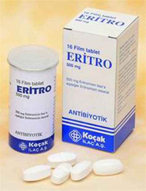 Eritro 500 Mg 16 Tablet