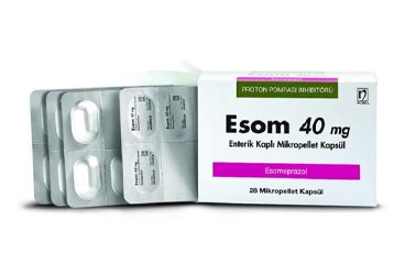 Esom 20 Mg 28 Enterik Kapli Mikropellet Kapsul