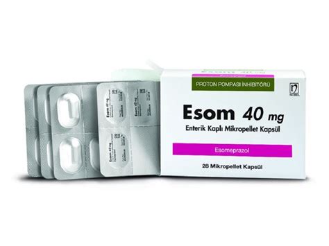 Esom 40 Mg 28 Enterik Kapli Mikropellet Kapsul