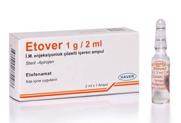 Etover 1 G/2 Ml Im Enjeksiyonluk Cozelti Iceren Ampul