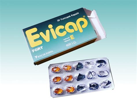 Evicap Fort 400 Iu 30 Yumusak Kapsul