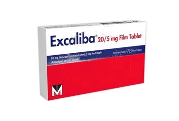 Excaliba 20/5 Mg Film Kapli Tablet (28 Tablet)