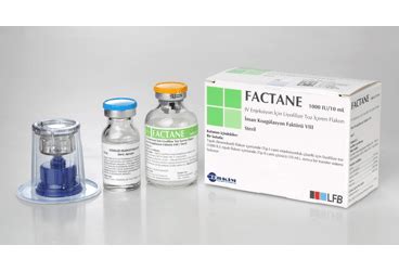 Factane Faktor Viii 1000 Iu 10 Ml 1 Flakon