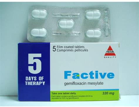 Factive 320 Mg 5 Film Tablet