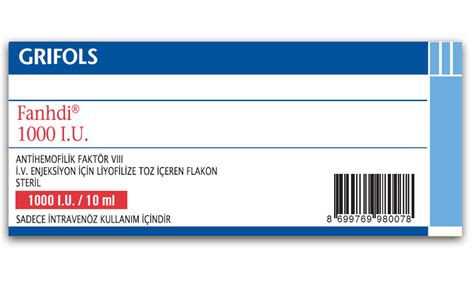 Fanhdi 1000 Iu 1 Flakon