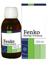 Fenko 62,4 Mg/5 Ml Surup 125 Ml