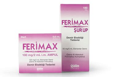 Ferimax 100 Mg/2 Ml 5 Ampul