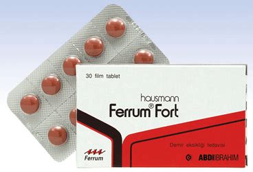 Ferrum Hausman Fort 100 Mg / 0.35 Mg 30 Film Tablet