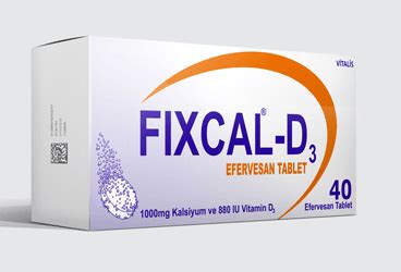 Fixcal D3 1000 Mg/880 Iu 40 Efervesan Tablet