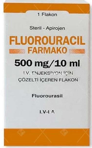 Fluorouracil-farmako 500 Mg/10 Ml Iv Enj. Coz. Icin Flakon