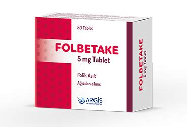 Folbetake 5 Mg 50 Tablet